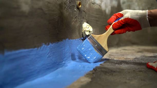 Commercial Waterproofing project at a London, KY business property by SJ Waterproofing Pros